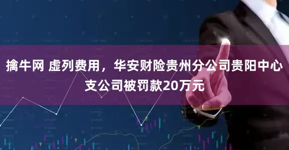 擒牛网 虚列费用，华安财险贵州分公司贵阳中心支公司被罚款20万元